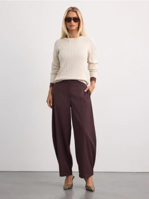 Mohito - Sweter o warkoczowym splocie - kremowy