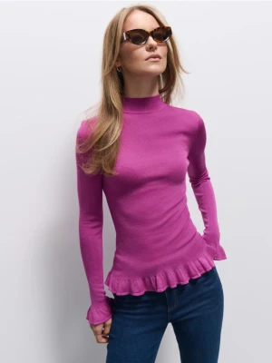 Mohito - Sweter z baskinką - fioletowy