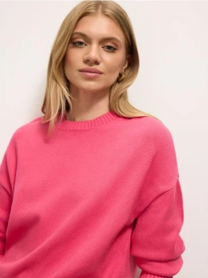 Mohito - Sweter z bawełną - fuksjowy