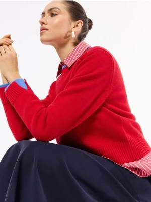 Mohito - Sweter z dodatkiem wełny - czerwony