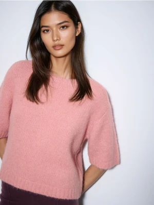 Mohito - Sweter z dodatkiem wełny - pastelowy różowy