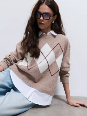 Mohito - Sweter z domieszką wełny - beżowy