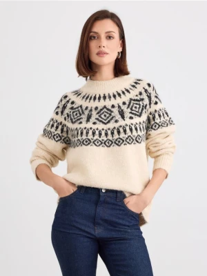 Mohito - Sweter z golfem - beżowy
