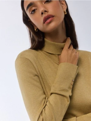 Mohito - Sweter z golfem - oliwkowy