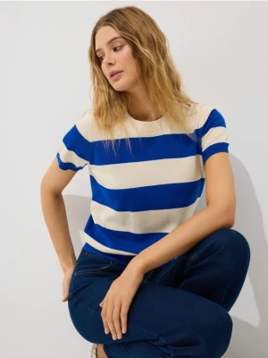 Mohito - Sweter z krótkim rękawem - niebieski