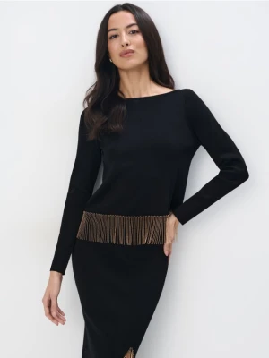 Mohito - Sweter z ozdobnymi elementami - czarny