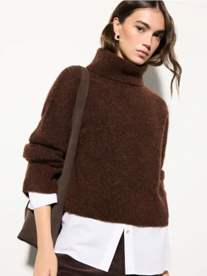 Mohito - Sweter z wełną alpaki - brązowy