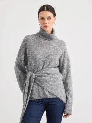 Mohito - Sweter z wełną i moherem - szary
