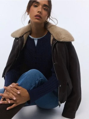 Mohito - Sweter z wiskozą - granatowy