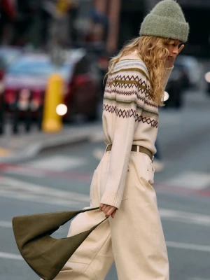 Mohito - Sweter ze wzorem - kremowy