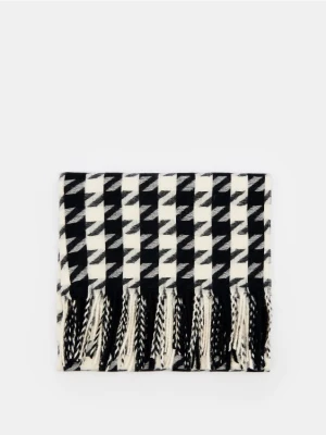 Mohito - Szalik w pepitkę - czarny