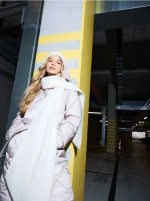 Zdjęcie produktu Mohito - Szalik z wełną alpaki - biały