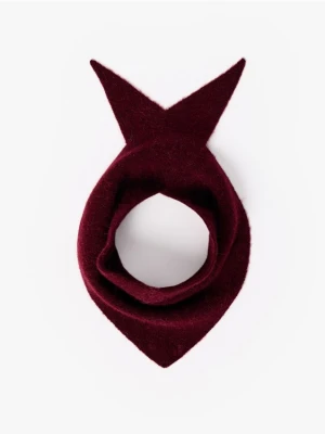 Mohito - Szalik z wełną z alpaki - kasztanowy