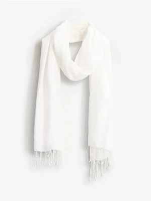 Mohito - Szalik z wiskozy - kremowy