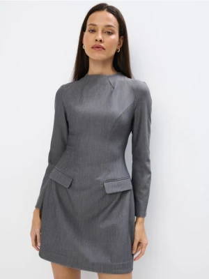 Mohito - Szara sukienka mini - szary