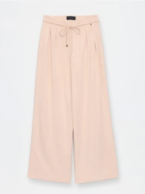 Mohito - Szerokie spodnie - beżowy
