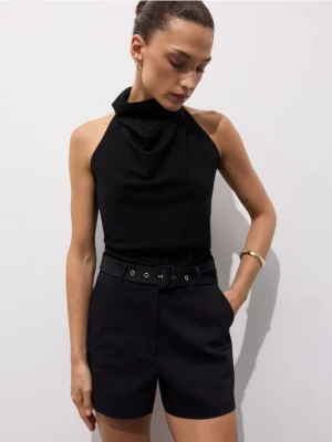 Mohito - Szorty z paskiem - czarny