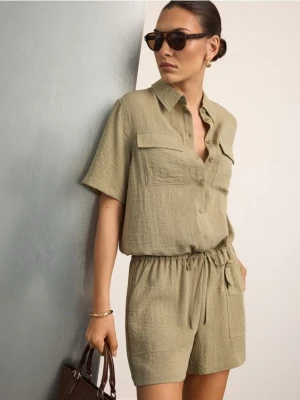 Mohito - Szorty z wiskozą - khaki