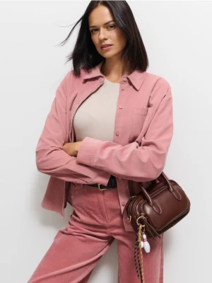 Mohito - Sztruksowa koszula - pastelowy różowy