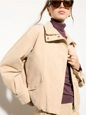 Mohito - Sztruksowa kurtka - beżowy