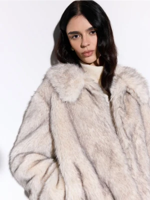Mohito - Sztuczne futro - beżowy