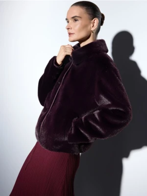 Mohito - Sztuczne futro - ciemny fiolet