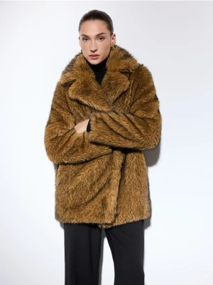Mohito - Sztuczne futro oversize - brązowy