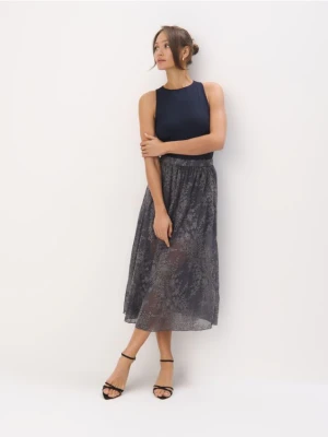 Mohito - Szyfonowa spódnica midi - szary