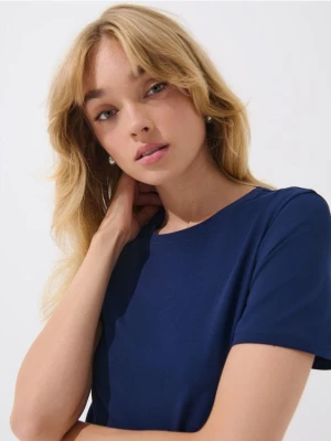 Mohito - T-shirt basic - granatowy