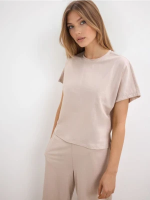 Mohito - T-shirt kimono - beżowy
