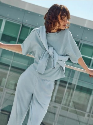 Zdjęcie produktu Mohito - T-shirt oversize - błękitny