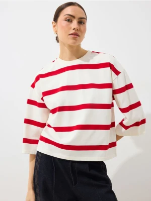 Mohito - T-shirt oversize - czerwony