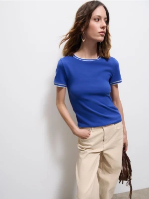 Mohito - T-shirt z bawełną - indygo