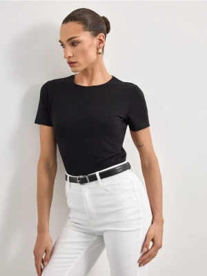 Mohito - T-shirt z bawełny - czarny