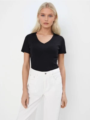 Mohito - T-shirt z dekoltem V - czarny