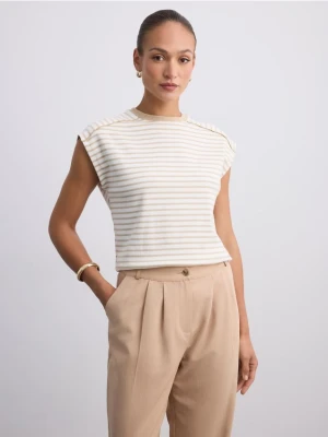 Zdjęcie produktu Mohito - T-shirt z krótkim rękawem - beżowy