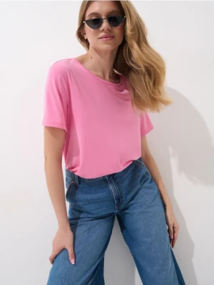 Mohito - T-shirt z modalem - fioletowy