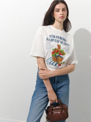 Mohito - T-shirt z nadrukiem - biały