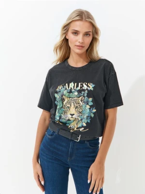 Mohito - T-shirt z nadrukiem - czarny