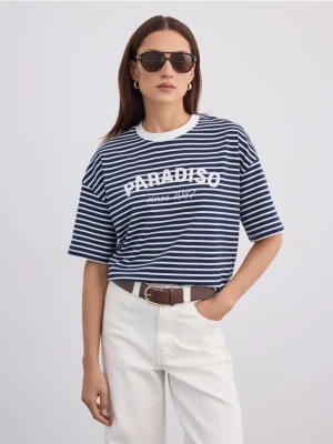 Mohito - T-shirt z nadrukiem - granatowy