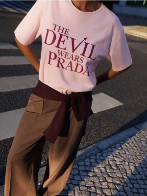 Zdjęcie produktu Mohito - T-shirt z nadrukiem - pastelowy różowy