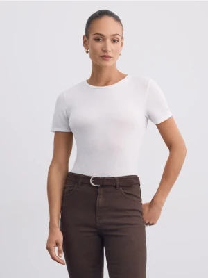 Zdjęcie produktu Mohito - T-shirt z ozdobnymi elementami - biały