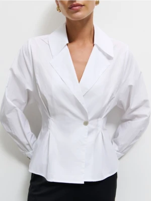 Mohito - Taliowana koszula - biały