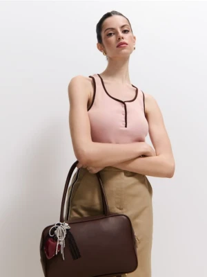 Mohito - Top na ramiączkach - pastelowy różowy