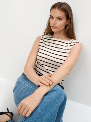 Mohito - Top w paski - biały