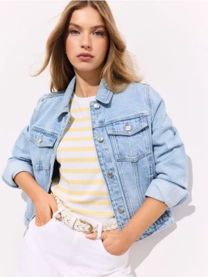 Mohito - Top w paski - żółty