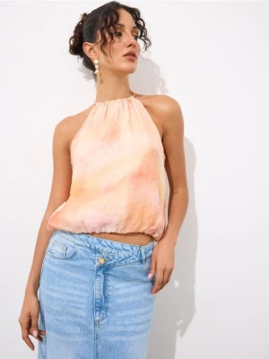 Mohito - Top z lyocellem - bursztynowy