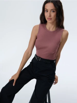 Mohito - Top z metalizowaną nitką - różowy