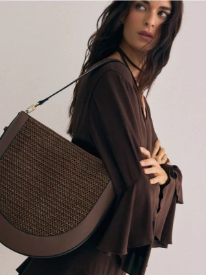 Mohito - Torebka koszyk - ciemnobrązowy