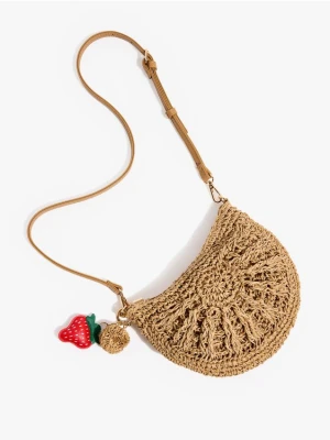 Mohito - Torebka koszyk z brelokiem - beżowy